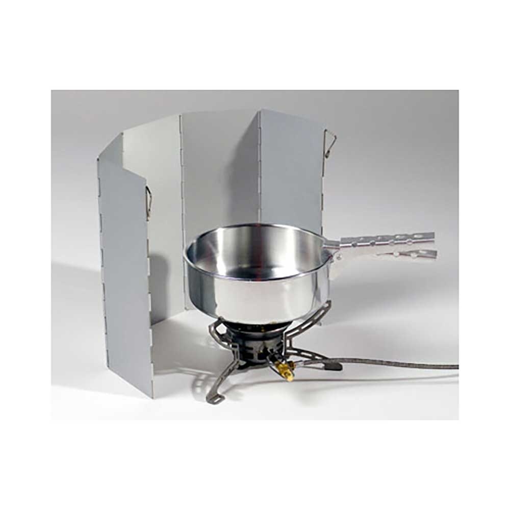 Basic Nature Windscherm aluminium 49 x 26cm Aluminium 052900 branders online bestellen bij Kathmandu Outdoor & Travel