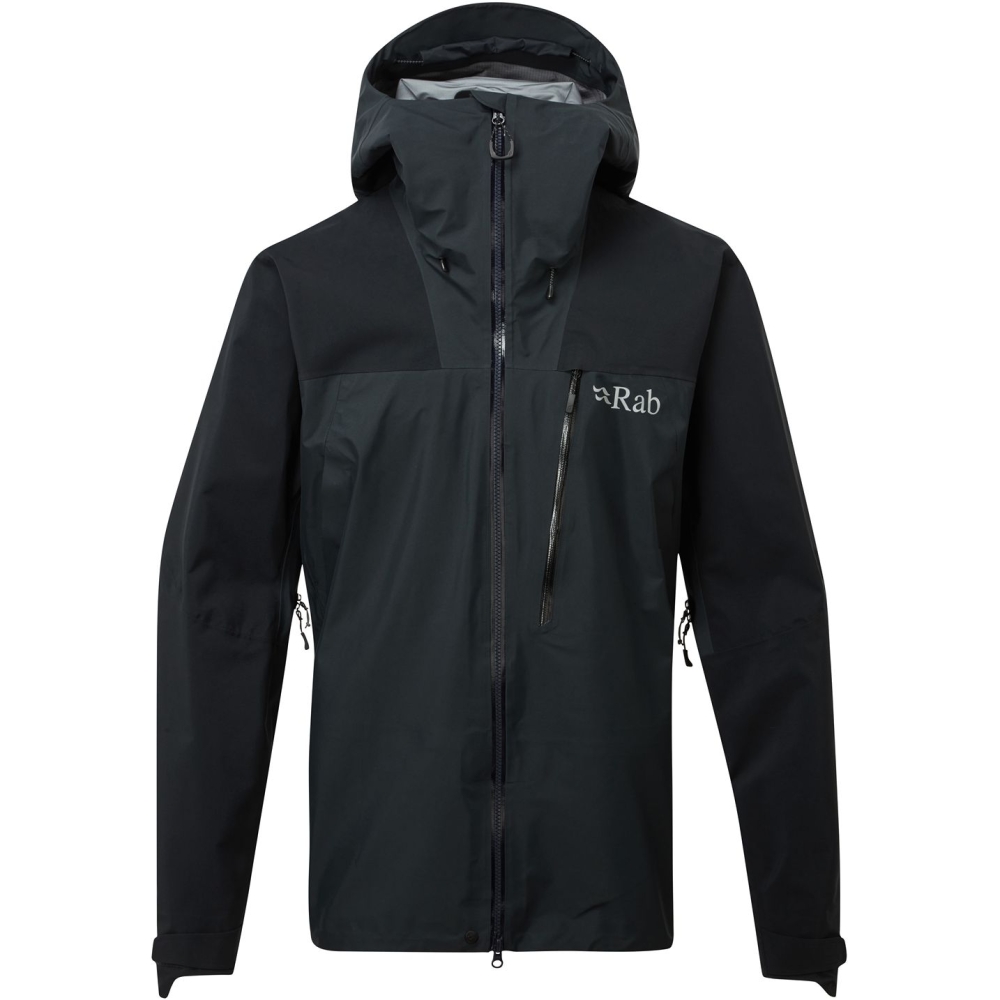 Rab Ladakh Jacket GTX Black/Beluga QWG-21-BL jassen online bestellen bij Kathmandu Outdoor & Travel