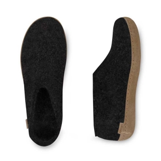 Glerups Shoe Leather Charcoal