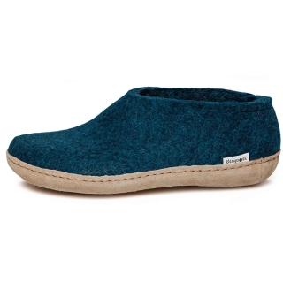 Glerups Shoe Leather Petrol