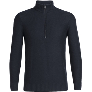 Icebreaker Waypoint Long Sleeve Half Zip Midnight Navy