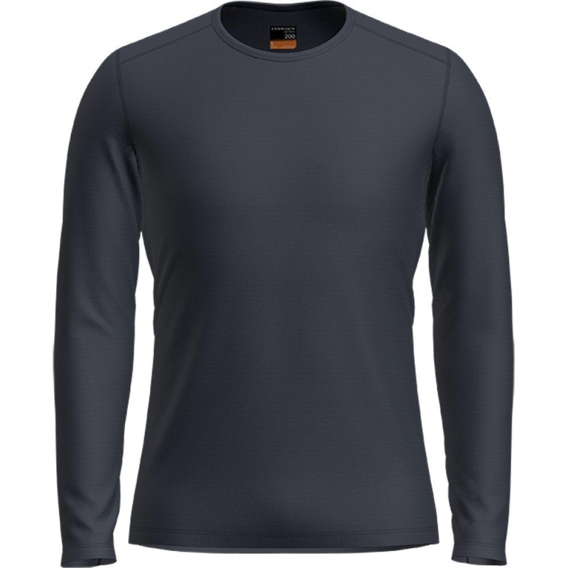 Icebreaker 200 Oasis Long Sleeve Crewe Midnight Navy shirt