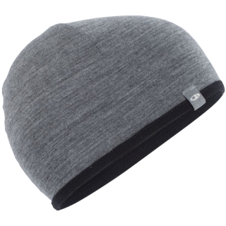 Icebreaker Pocket Hat Black/Gritstone hthr