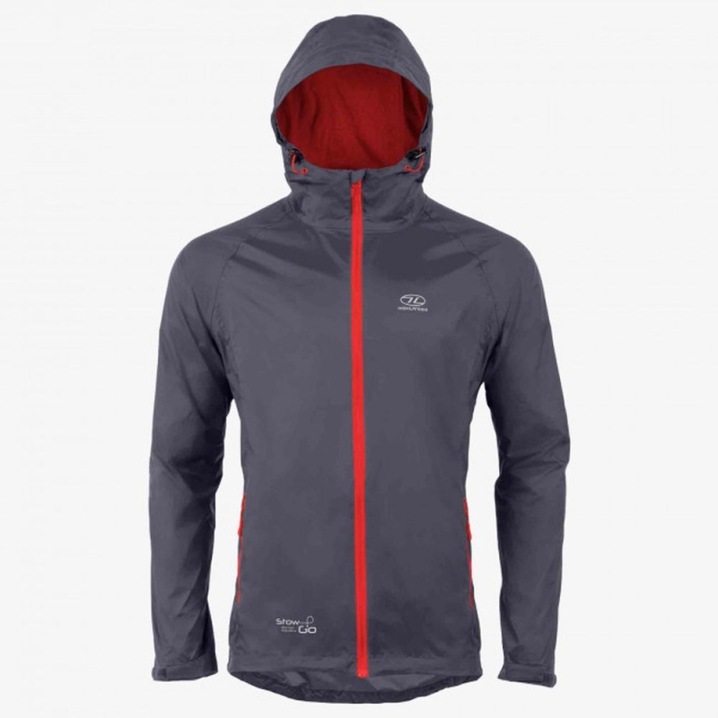 Stow & Go Packaway Jacket Uni Charcoal