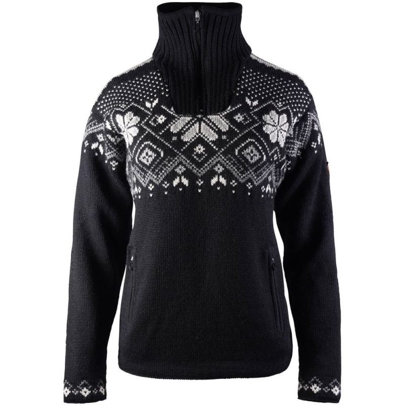 Dale Fongen Weatherproof Sweater Women's Black/Off White/Smoke