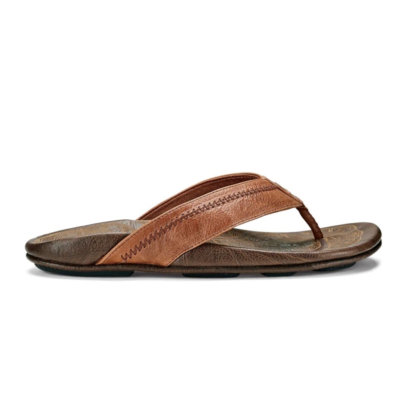 Olukai Hiapo Rum/Dark Wood