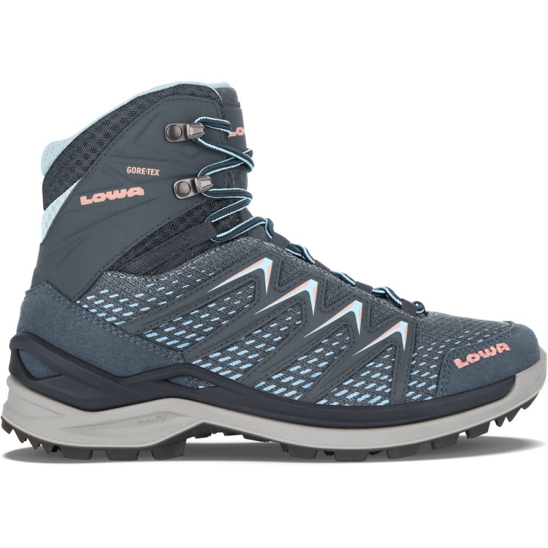 Lowa Innox Pro GTX Mid Women's Steelblue/Salmon