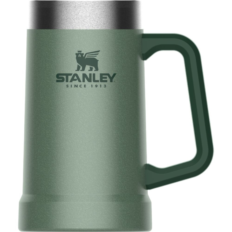 Stanley Beer Stein Hammertone Green