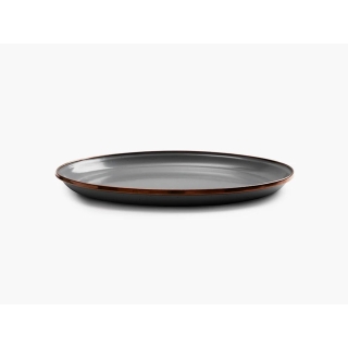 Barebones Plate Enamel 2 Pcs Grey
