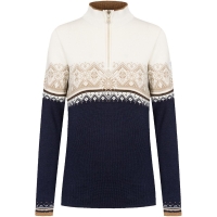 Dale Moritz Sweater Women's navy/brons/beige/offw
