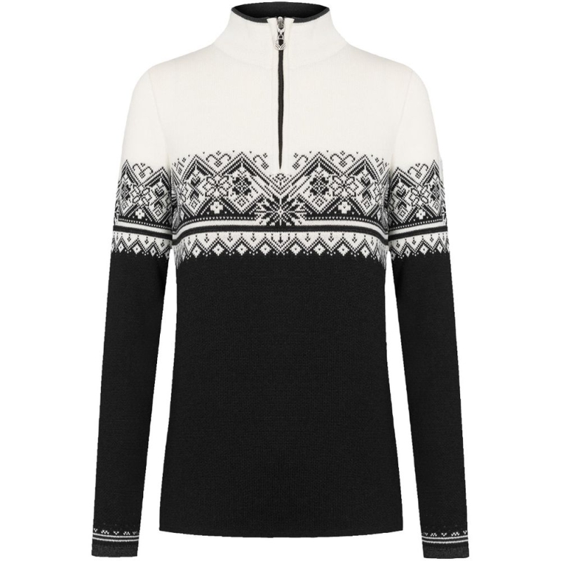 Dale Moritz Sweater Women's black/white/d.charc