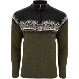 Dale Moritz Sweater darkgreen/d.gray/offw