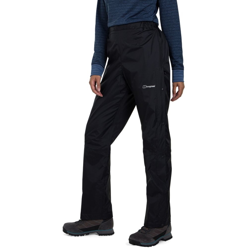 Berghaus Deluge 2.0 Pant 31 Inch Women's BLACK/BLACK