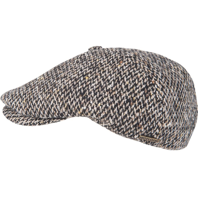 Hatland Pete Wool Cap Black