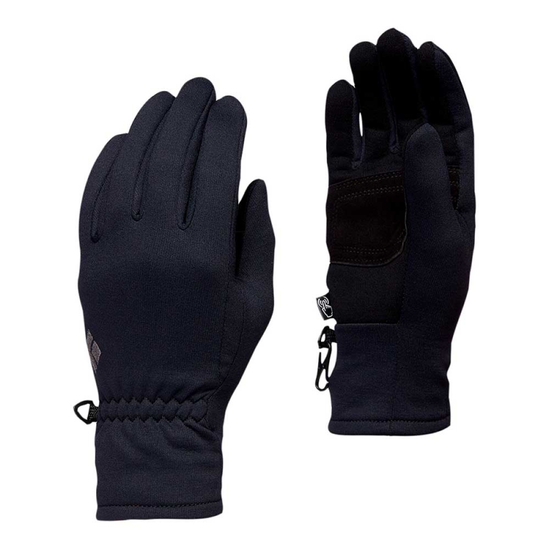 Black Diamond Midweight Screentap Fleece Gloves Black