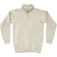 Devold Nansen Sweater Zip Neck Grey melange