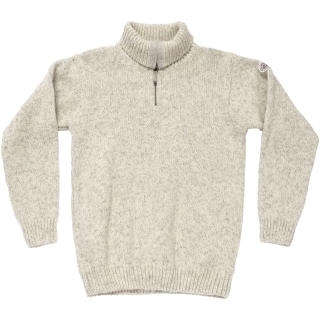 Devold Nansen Sweater Zip Neck Grey melange