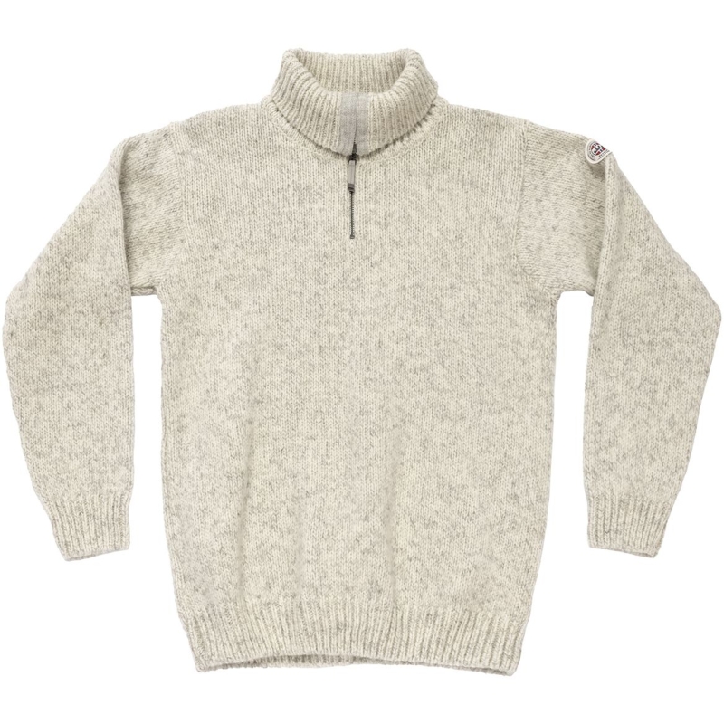 Devold Nansen Sweater Zip Neck Grey melange