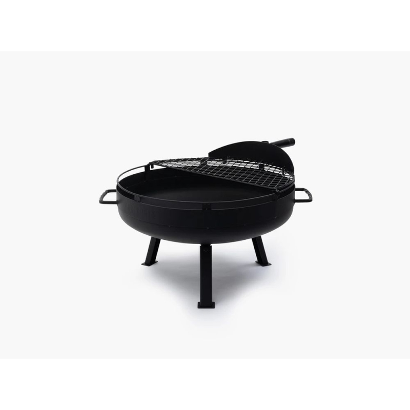 Barebones Cowboy Firepit Grill Small Black