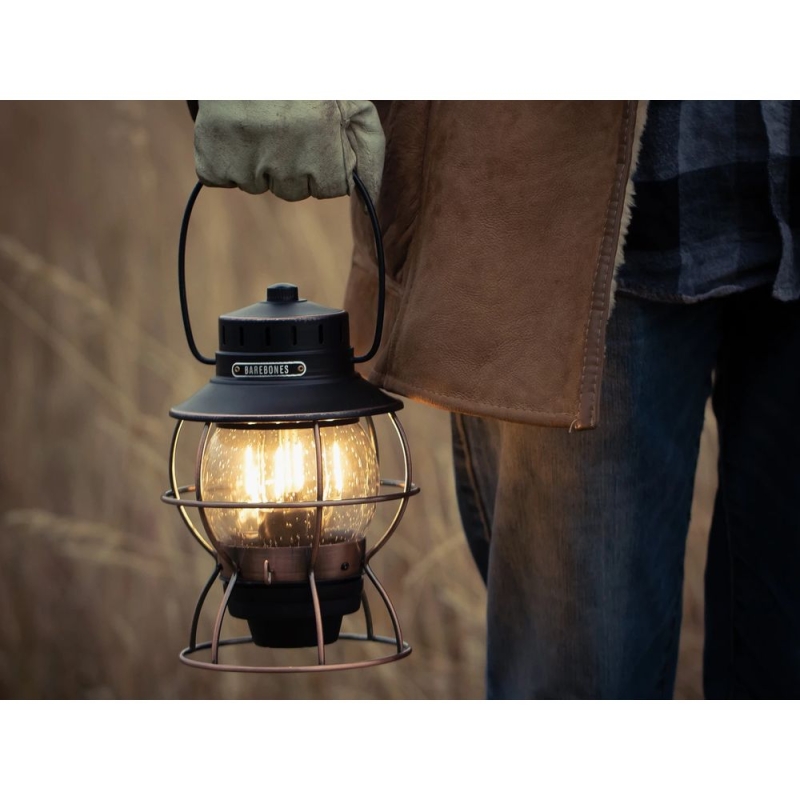 Barebones Railroad Lantern Antique Bronze