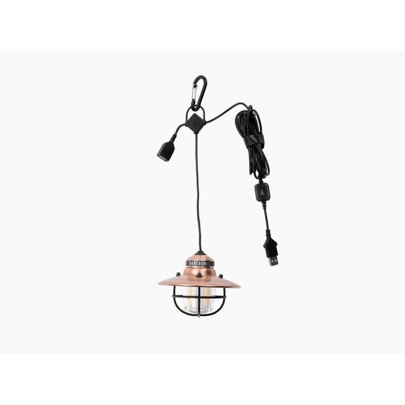 Barebones Edison Pendant Copper