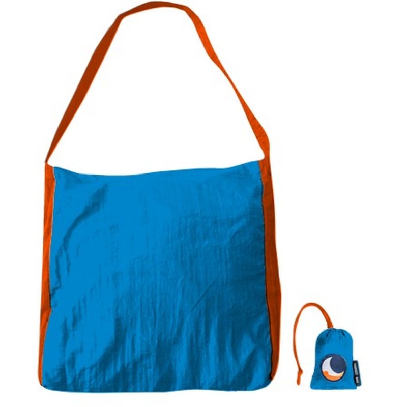 Ticket to the Moon Eco Bag Medium Aqua/Orange