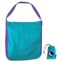 Ticket to the Moon Eco Bag Large Turquoise/Purple