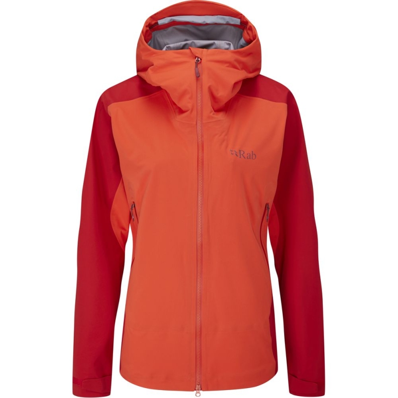 RAB Kinetic Alpine 2.0 Jacket Women's Red Grapefruit