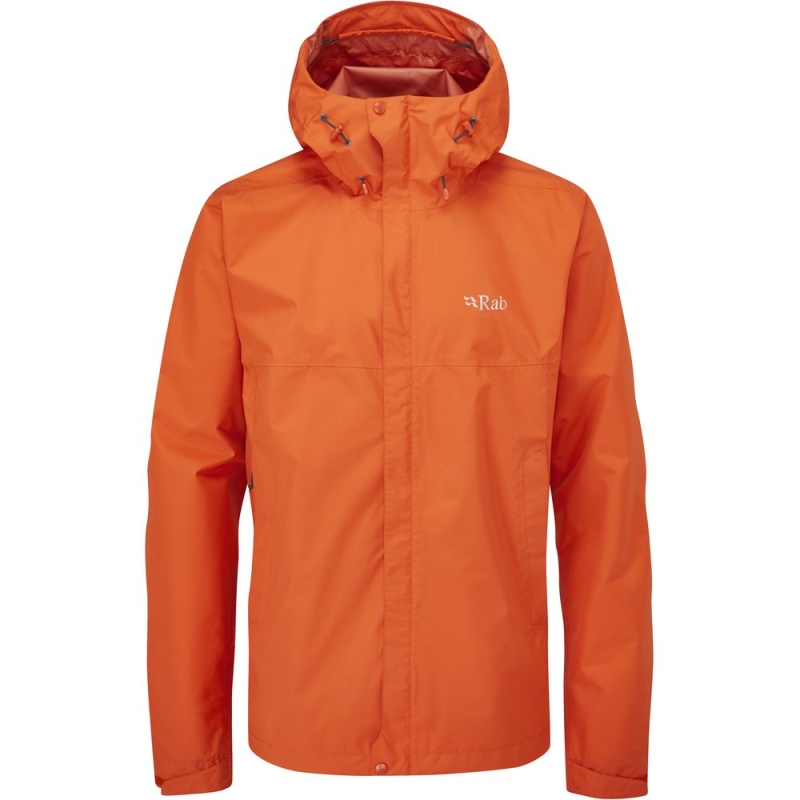 RAB Downpour Eco Jacket Firecracker