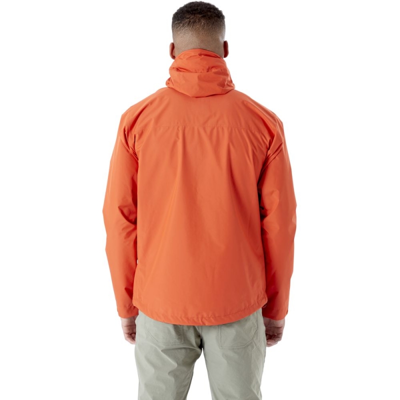 RAB Downpour Eco Jacket Firecracker