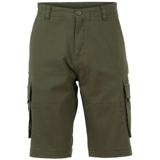 Weird Fish Rigney Organic Cargo Shorts Dark Olive