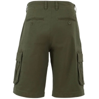 Weird Fish Rigney Organic Cargo Shorts Dark Olive