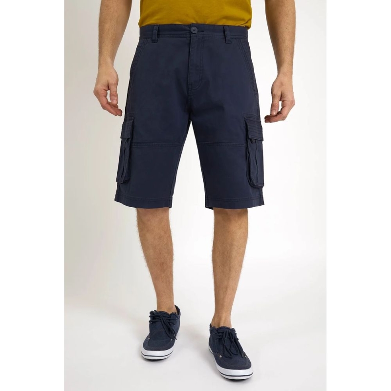Weird Fish Rigney Organic Cargo Short Navy