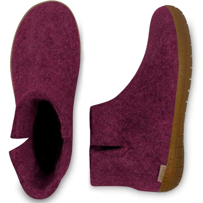 Glerups Boot Rubber Cranberry