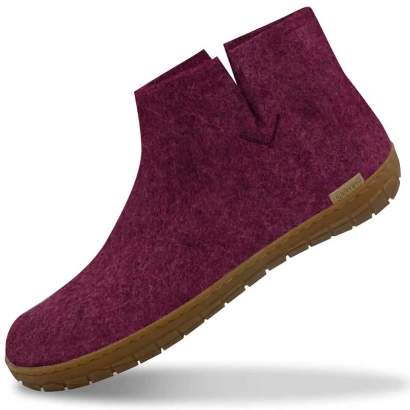 Glerups Boot Rubber Cranberry