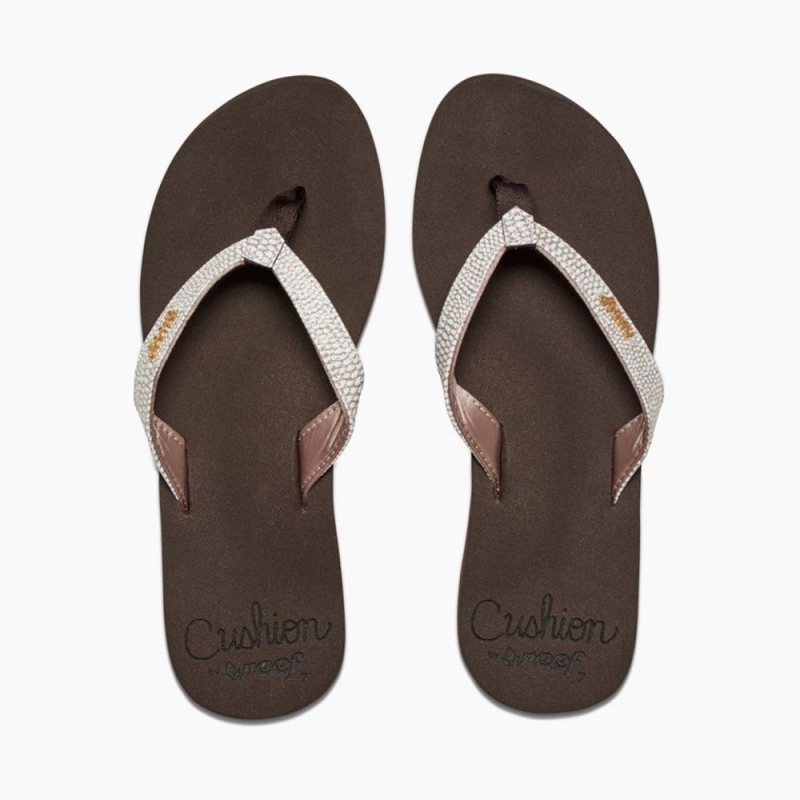 Reef Star Cushion Sassy Women's Brown/White