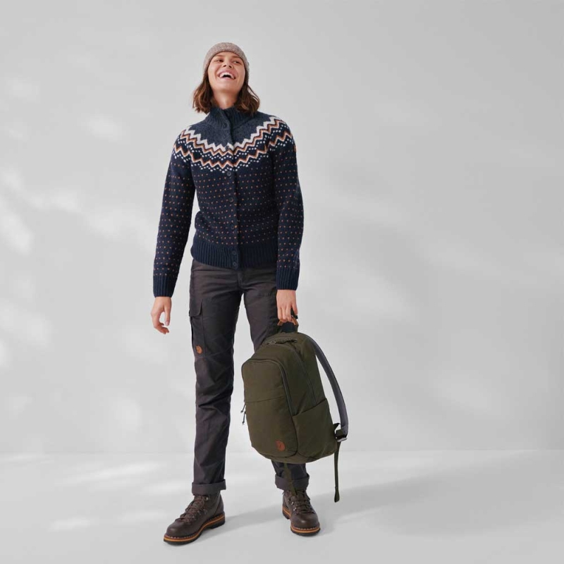Fjällräven Ovik Knit Cardigan Women's Dark Navy