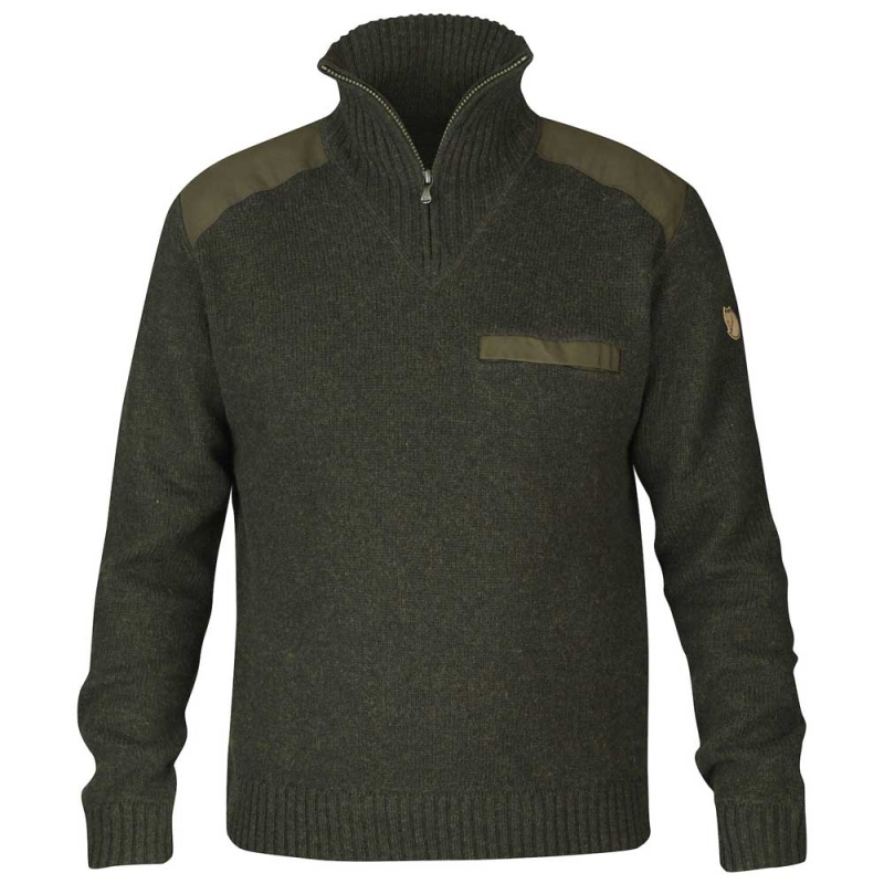 Fjällräven Koster Sweater Dark Olive