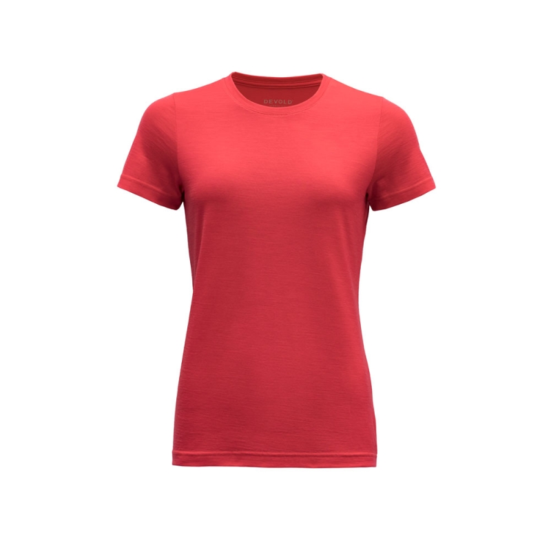 Devold Eika Tee Women's Poppy