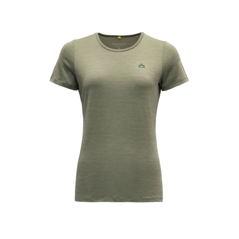 Devold Valldal Tee Women's Lichen