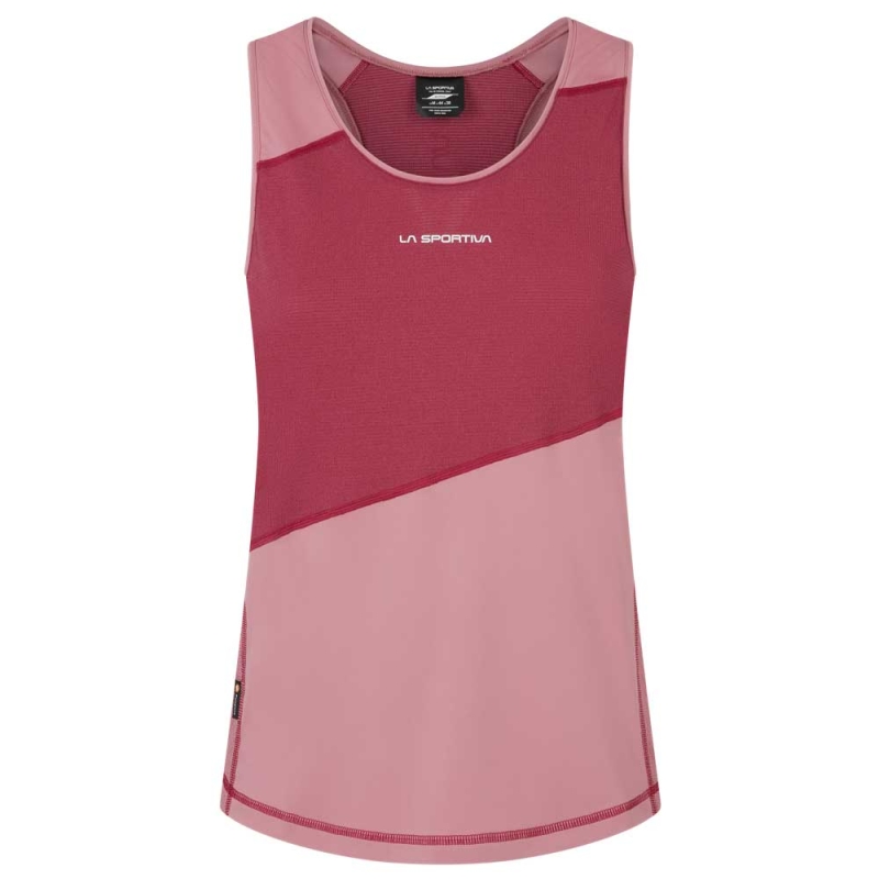 La Sportiva Drift Tank Women's Red Plum/Blush