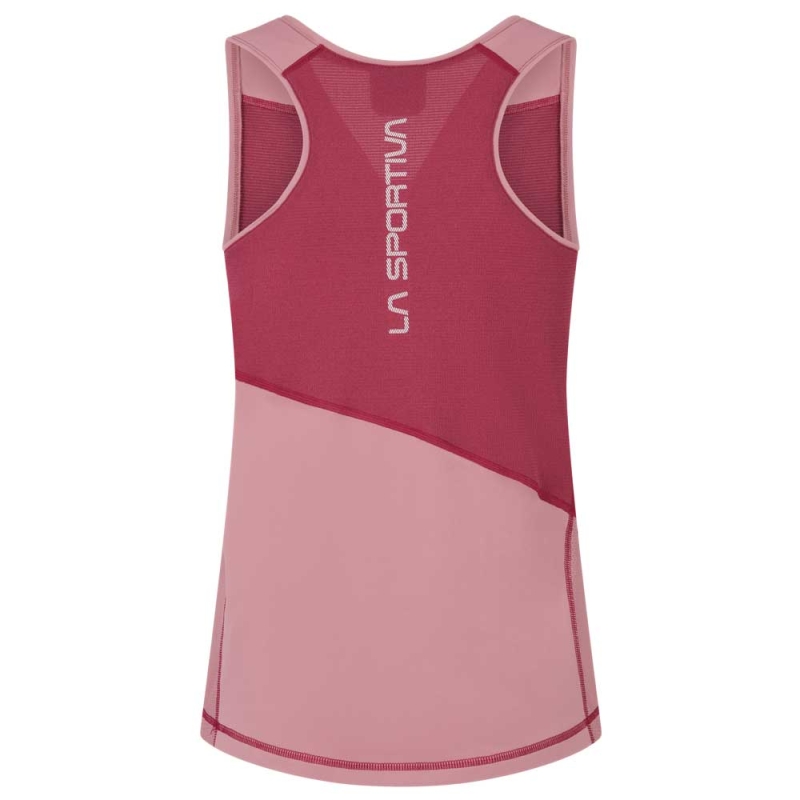 La Sportiva Drift Tank Women's Red Plum/Blush