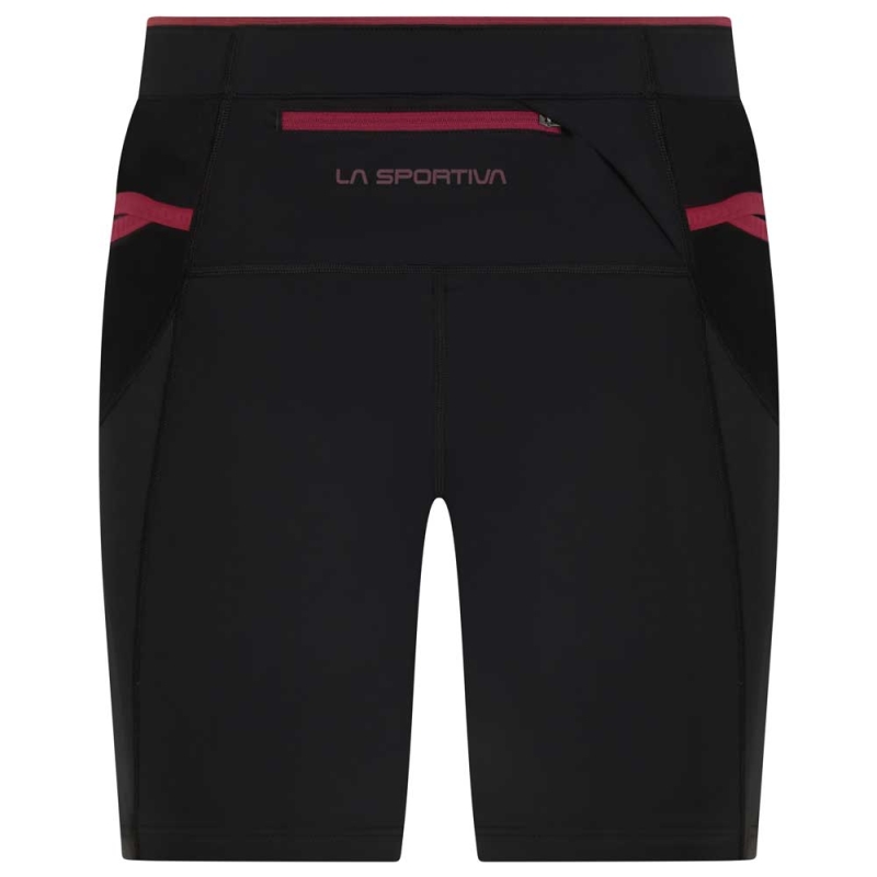 La Sportiva Triumph Tight Short Women's Black/Red Plum