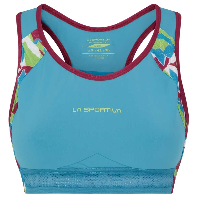 La Sportiva Hover Top Women's Topaz/Lime Green