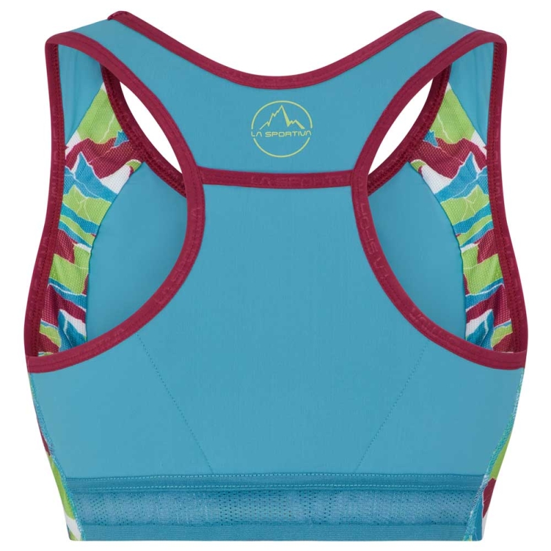 La Sportiva Hover Top Women's Topaz/Lime Green