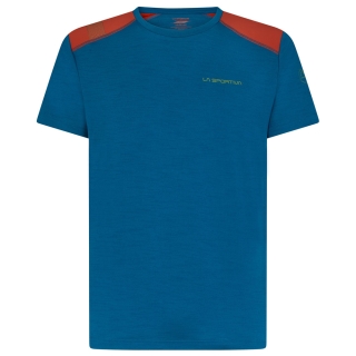 La Sportiva Embrace T-Shirt Space Blue/Kale