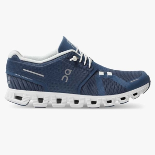 On-running Cloud 5 Women's Denim | White