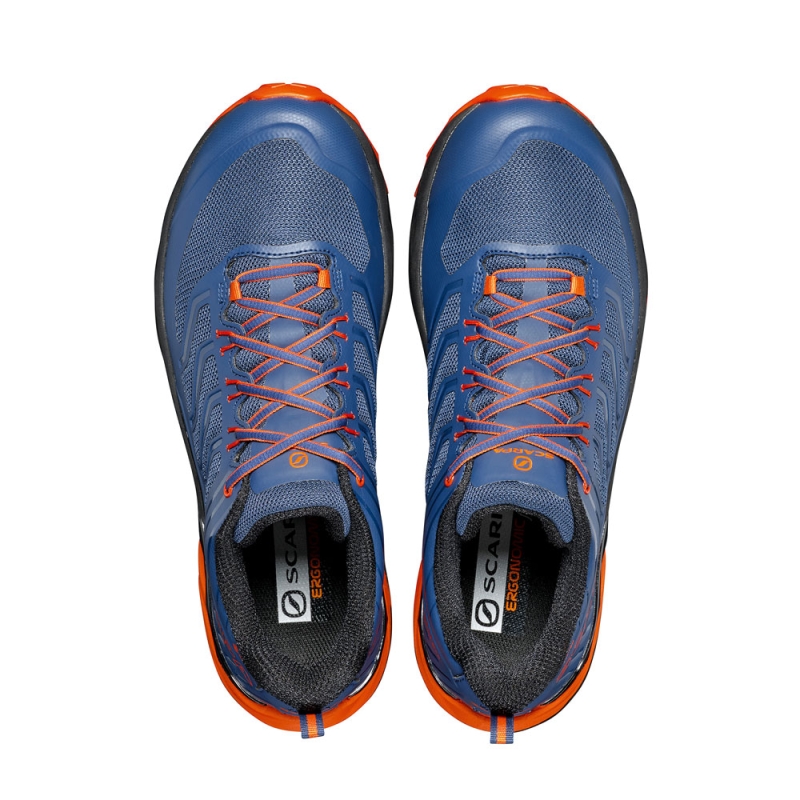 Scarpa Rush GTX blue/fiesta