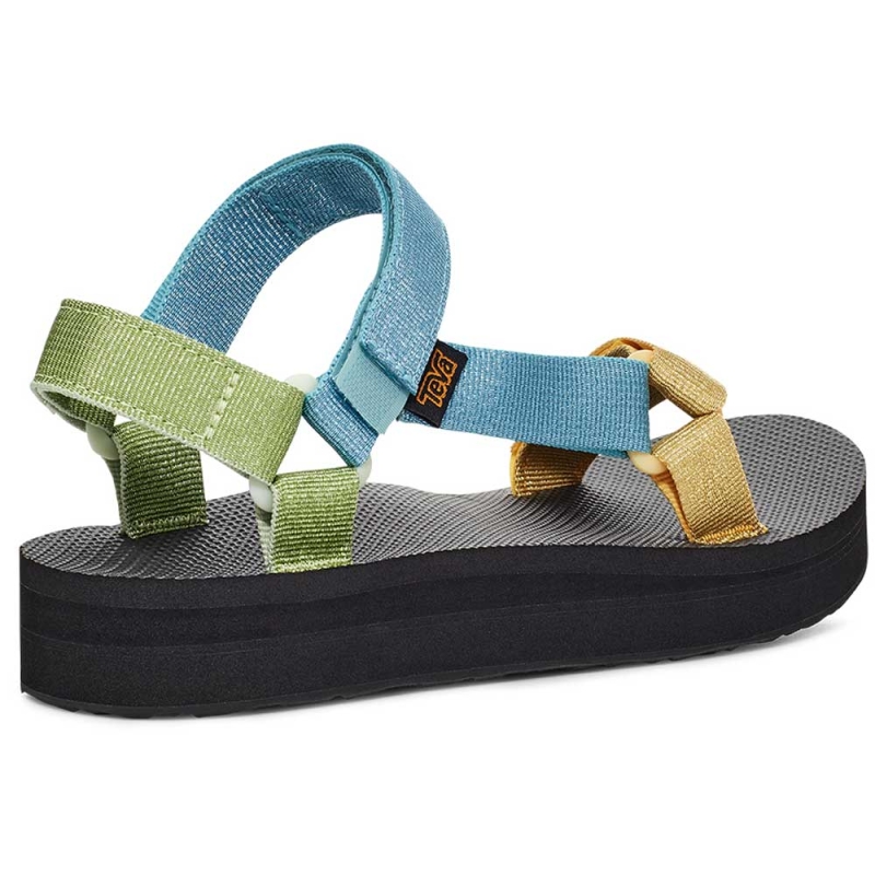 Teva Midform Universal Women's Metallic Blue Multi