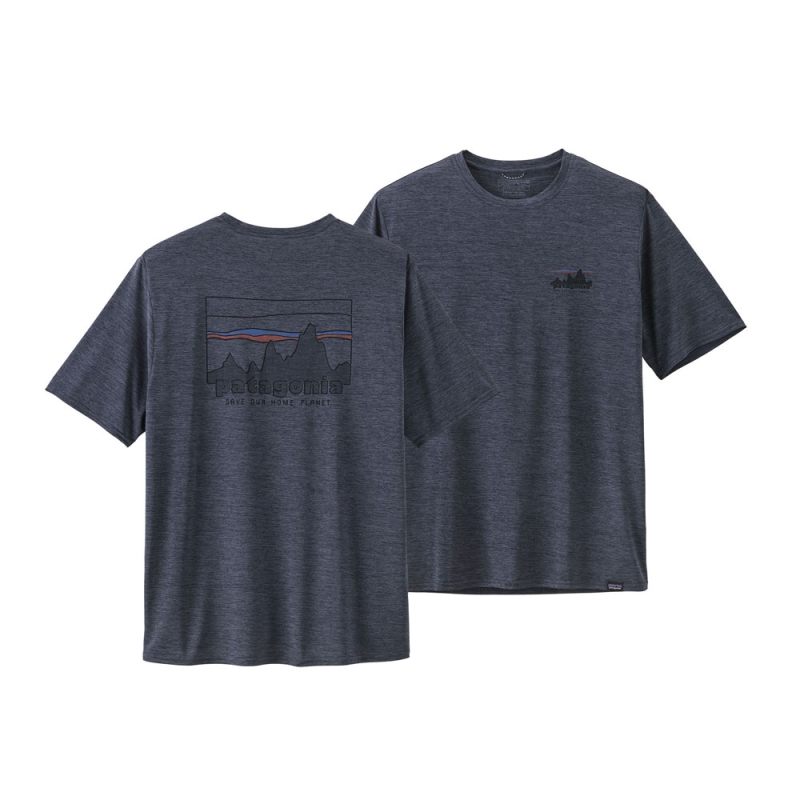 Patagonia Capilene Cool Daily Graphic Shirt Skyline/Smolder Blue